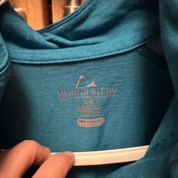 Half zip merino wool blend - with dry release - Picture 3 of 4